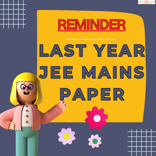 Last Year JEE Mains Paper